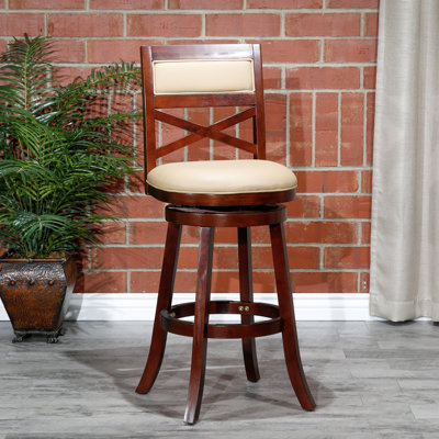 Swivel bar & counter stool charlton home seat online height